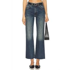 NEW NILI LOTAN calla straight leg trouser jeans in simon wash